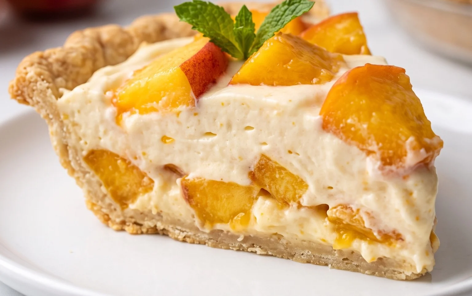 Peaches and Cream Pie