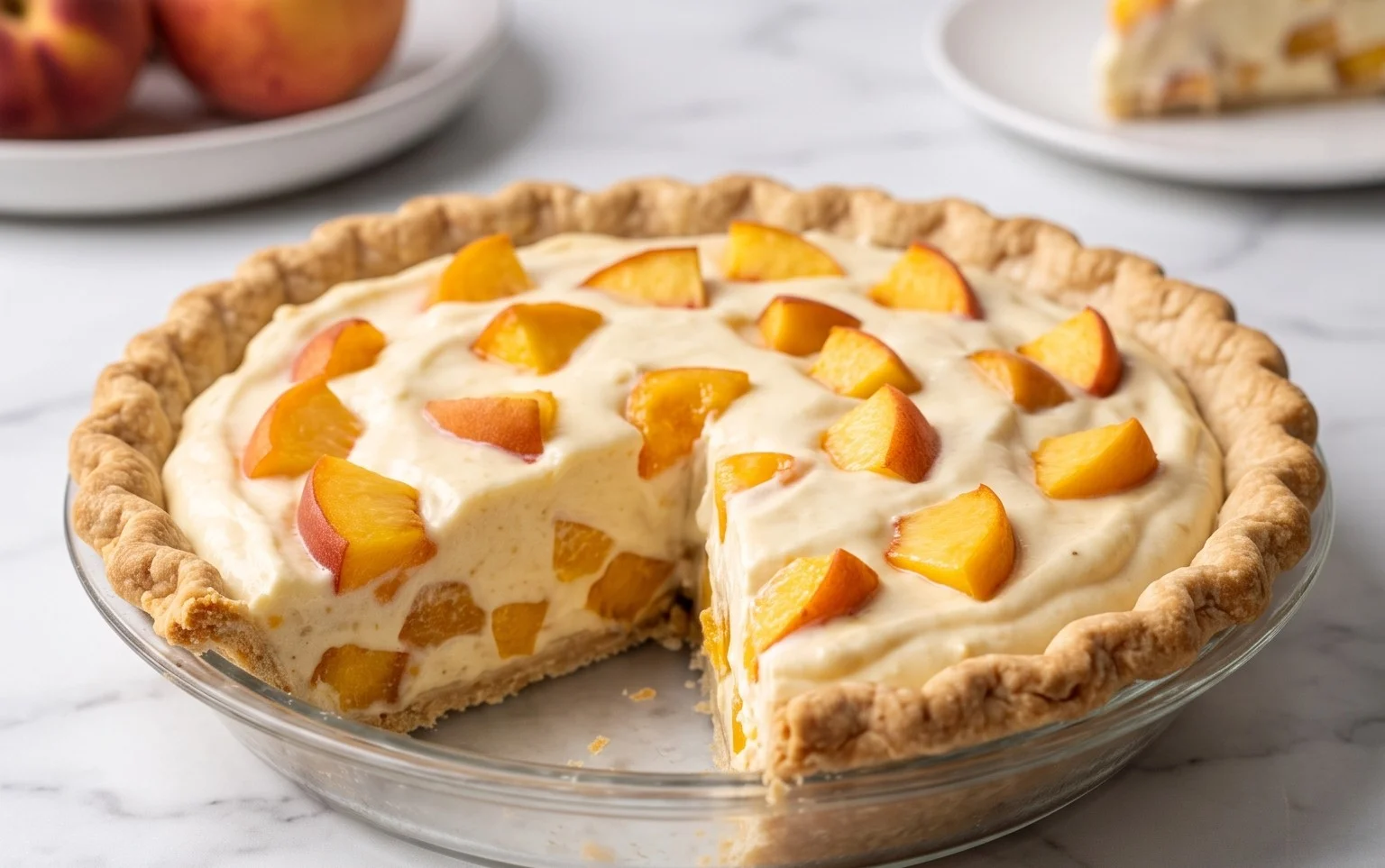 Peaches and Cream Pie
