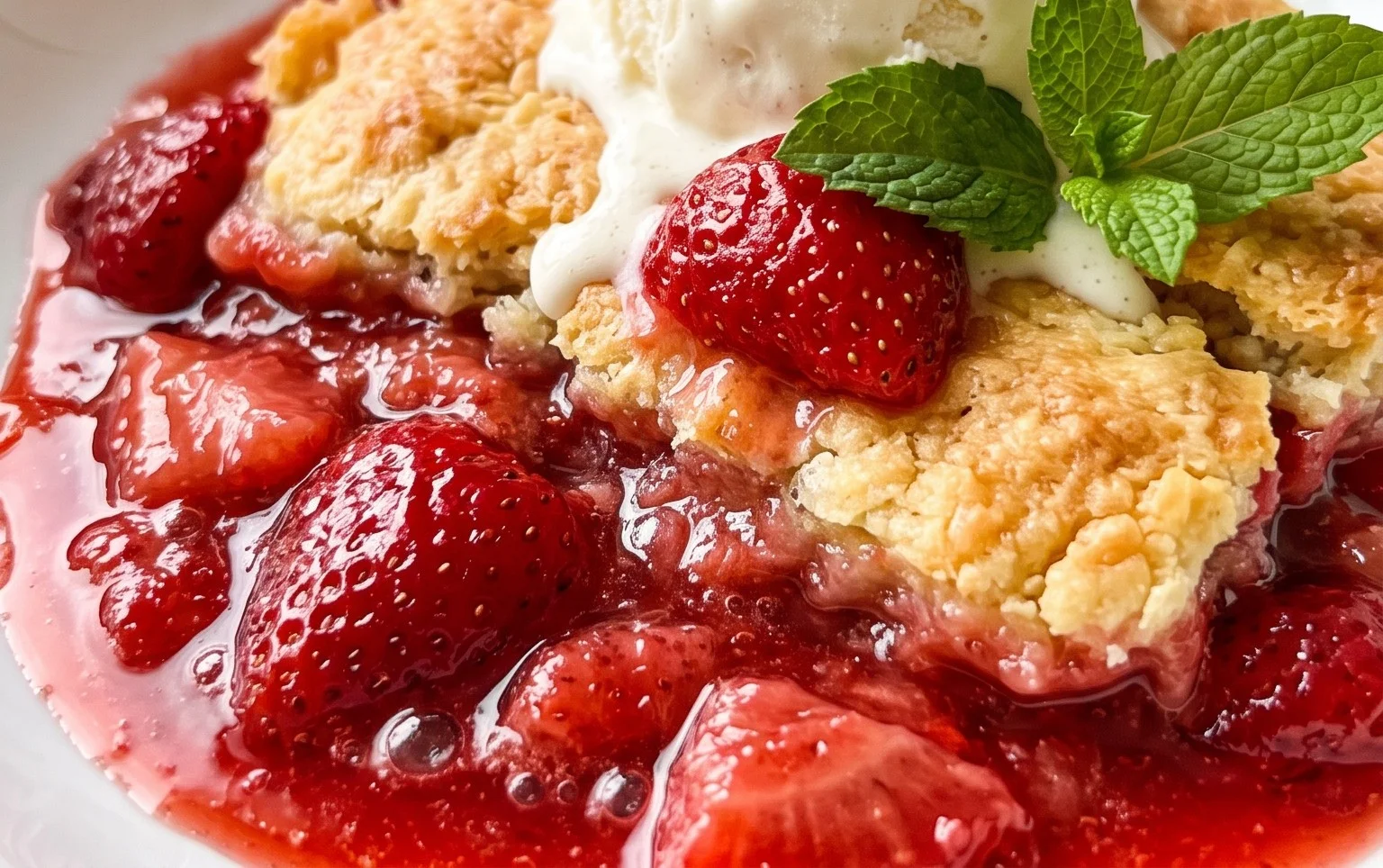 Strawberry Cobbler