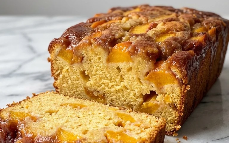 Peach Cobbler Pound Cake