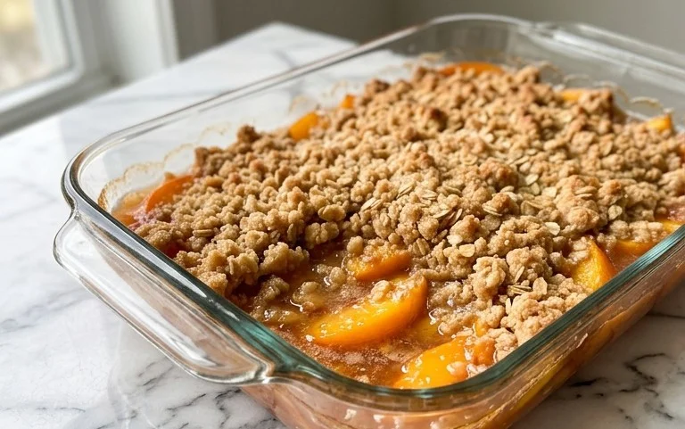 Fresh Peach Crisp Recipe