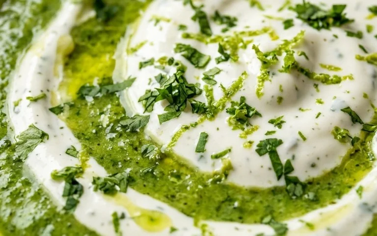 Creamy Garlic Lime Cilantro Sauce