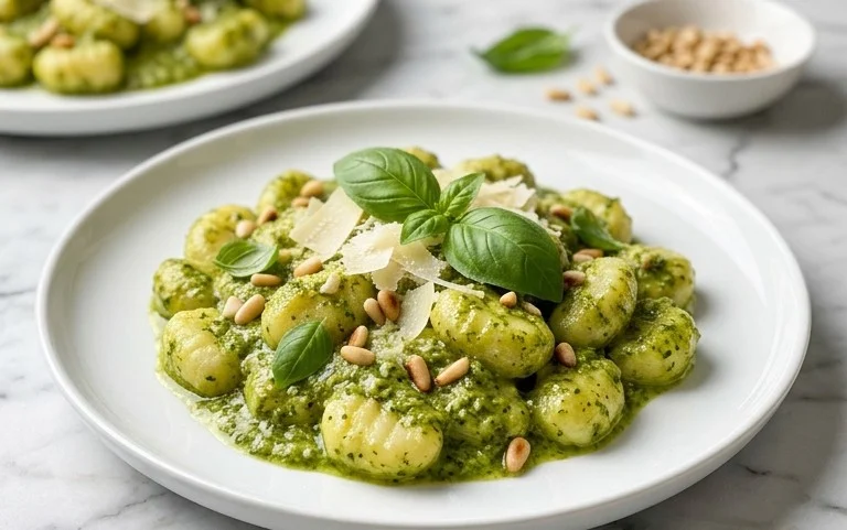 Creamy Pesto Gnocchi