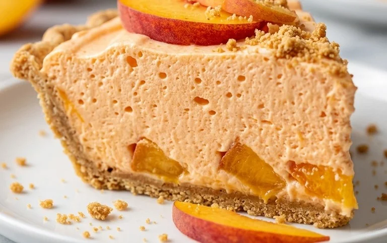 Peach Chiffon Pie