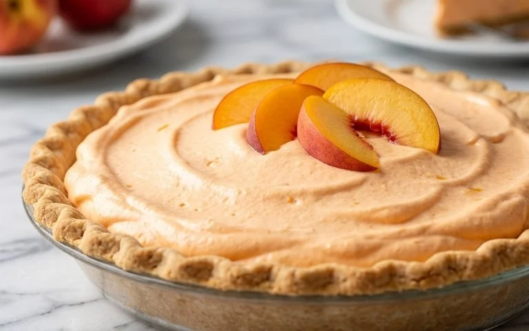 Peach Chiffon Pie