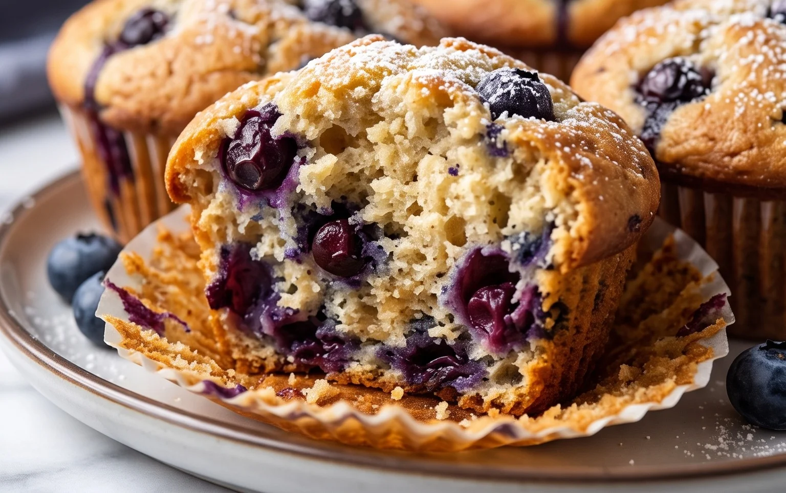Homemade Blueberry Muffins