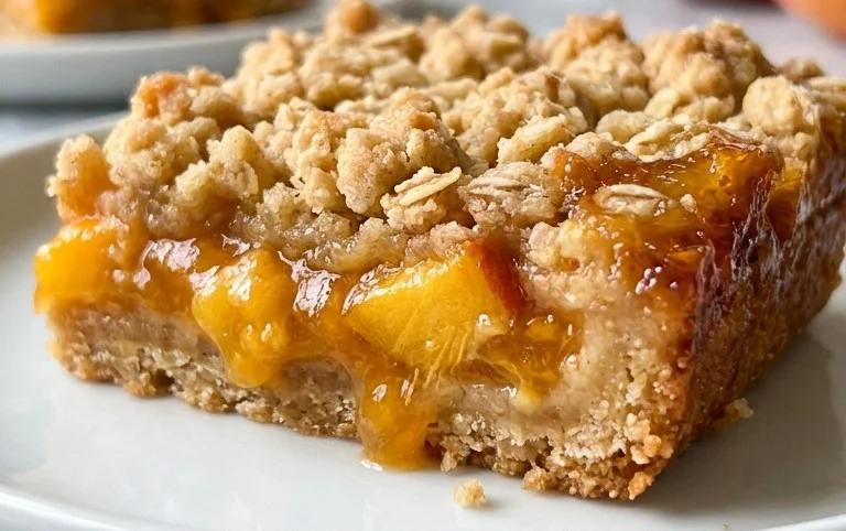 Fresh Peach Crum extractb Bars