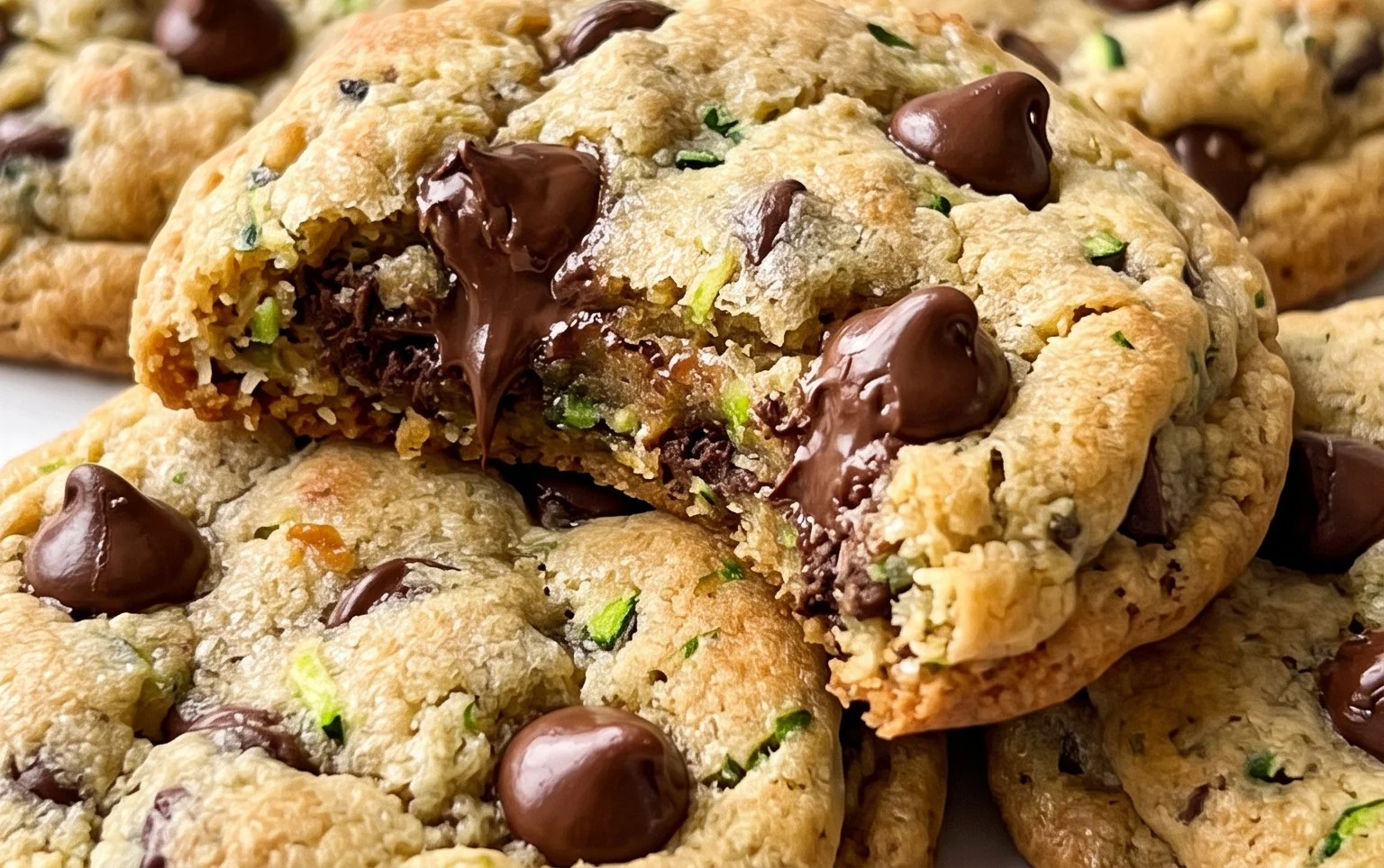 Zucchini Chocolate Chip Cookies