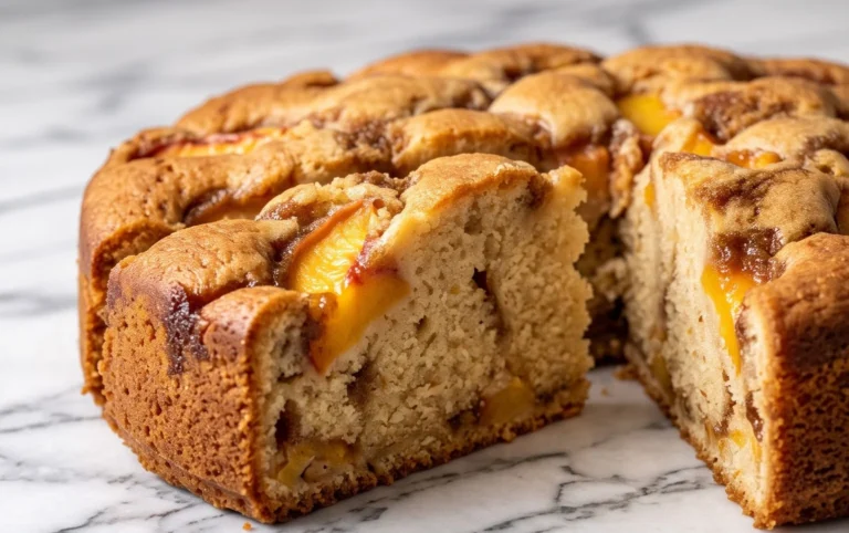 Brown Sugar Peach Cake