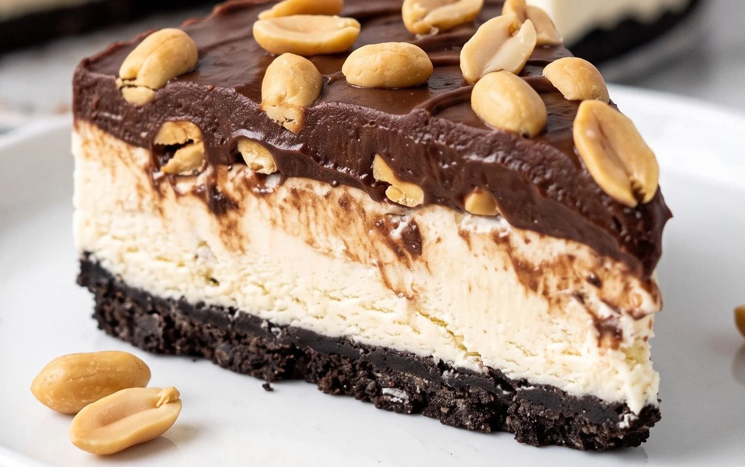 Buster Bar Ice Cream Cake