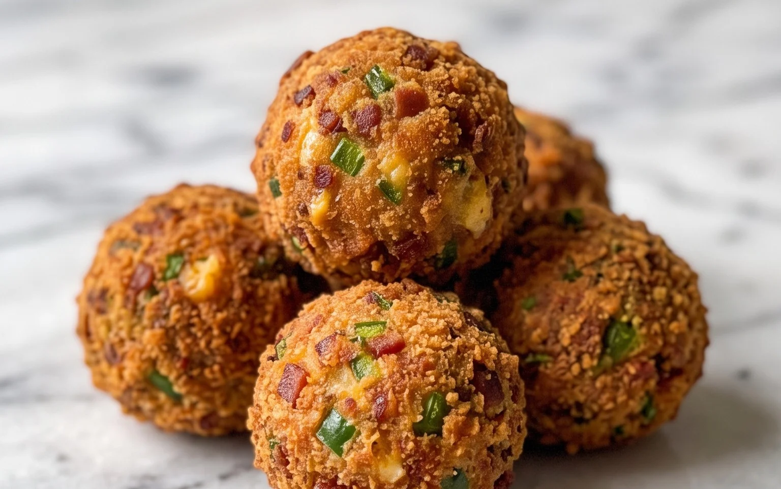 Beef Bacon Jalapeño Popper Cheese Balls