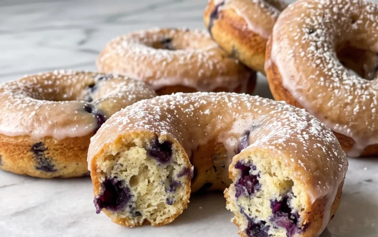 Blueberry Cake Donuts