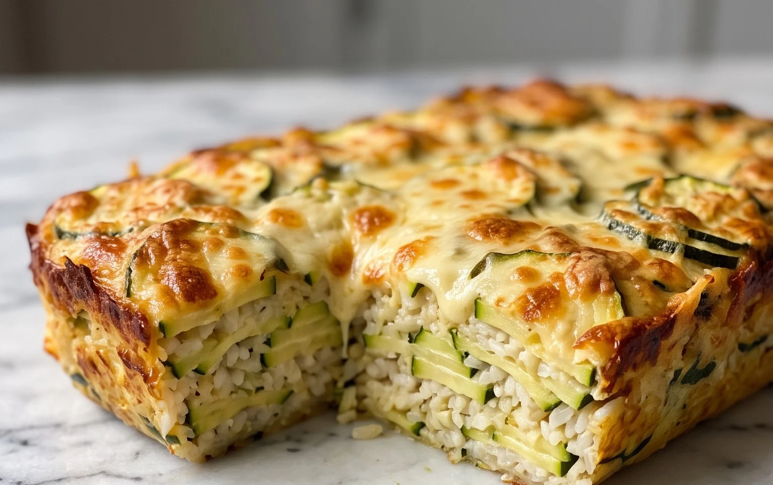 Julia Child's Zucchini and Rice Gratin (Tian de Courgettes au Riz)