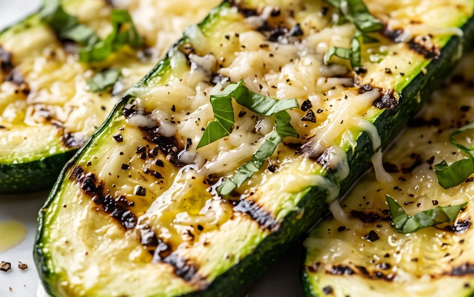 Grilled Zucchini with Parmesan