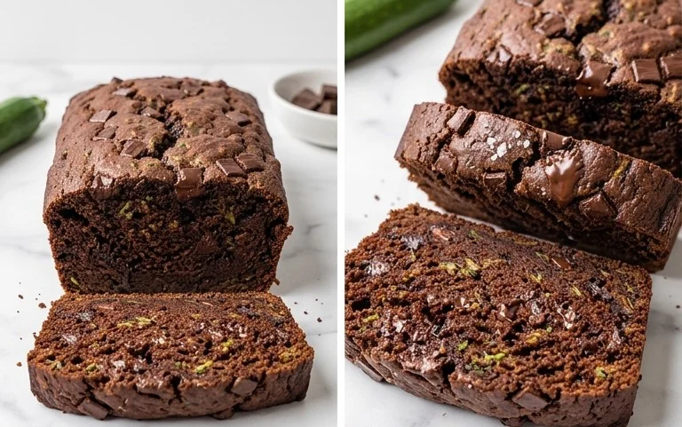 Double Dark Chocolate Zucchini Bread