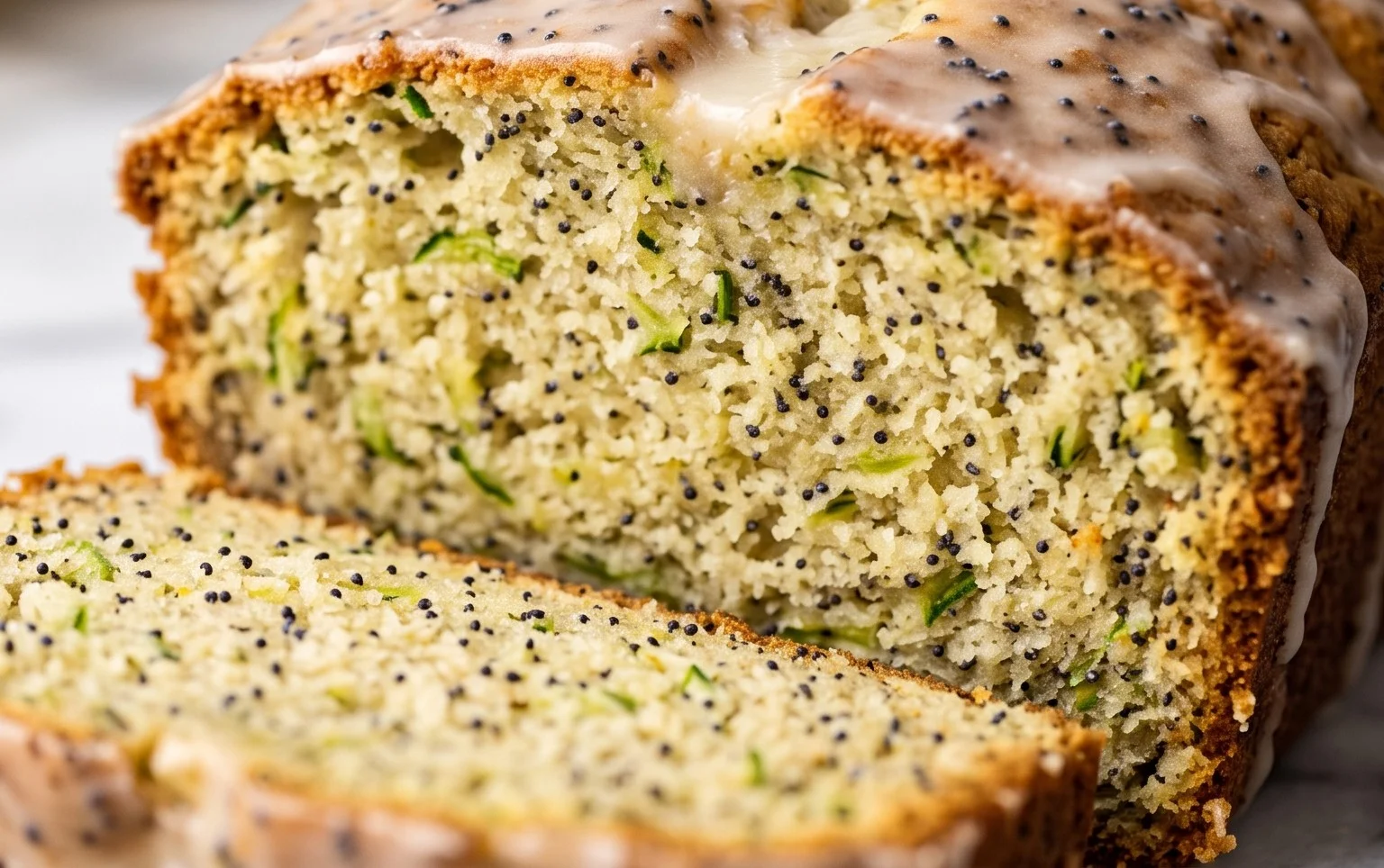 Easy Lemon Poppy Seed Zucchini Bread