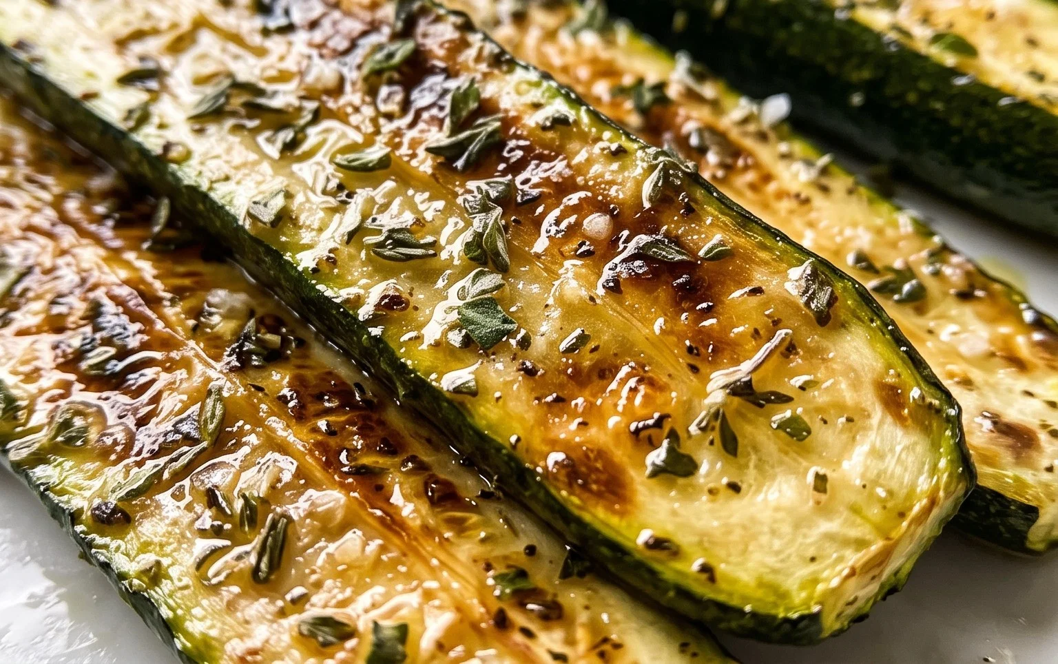 Simple Herb-Infused Roasted Zucchini Recipe