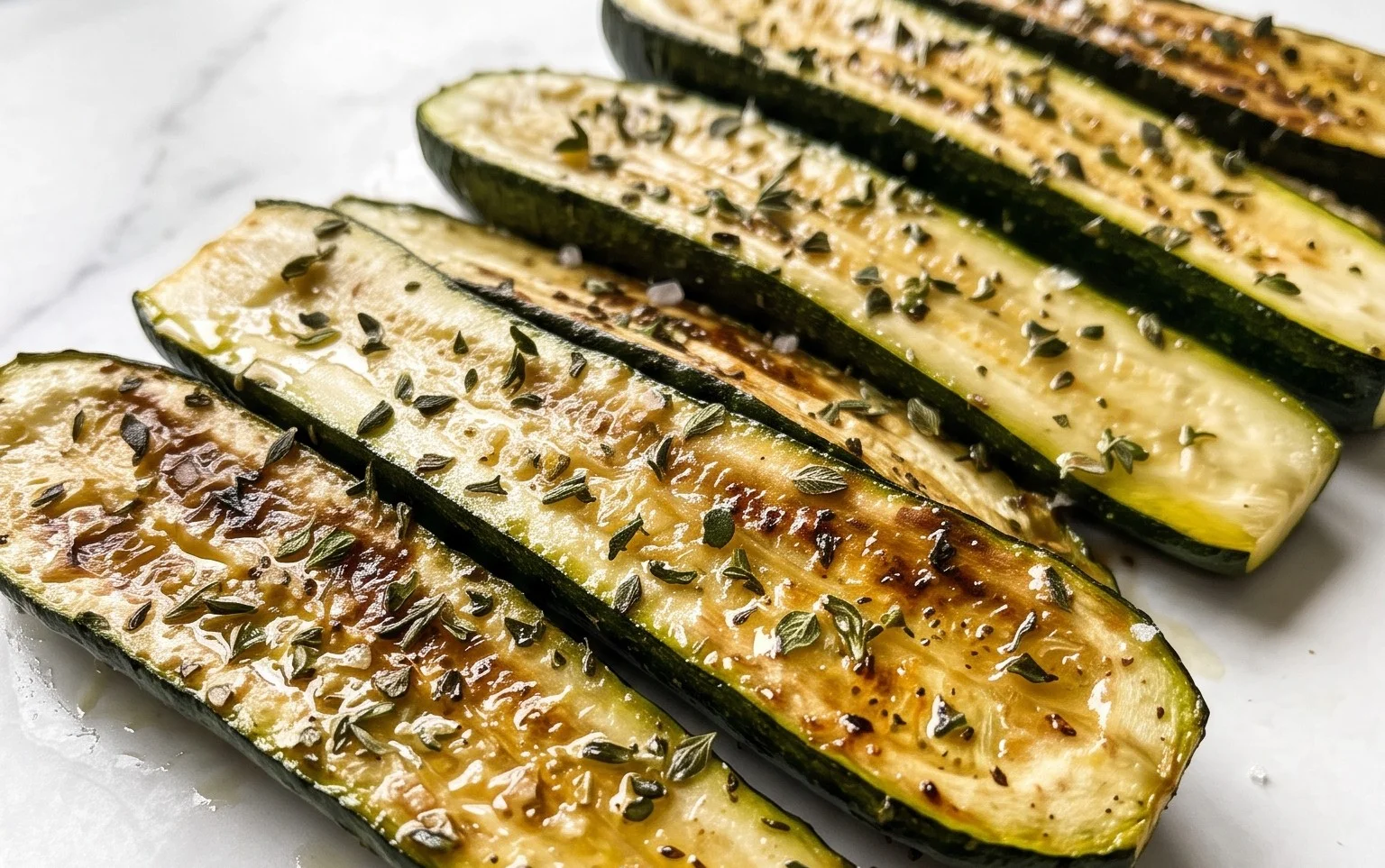 Simple Herb-Infused Roasted Zucchini Recipe