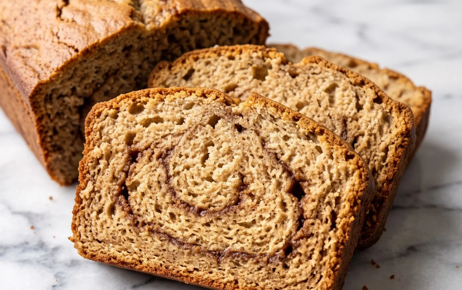 Moist and Delicious Cinnamon Swirl Zucchini Bread