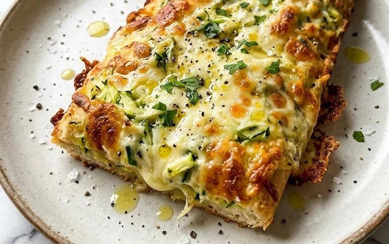 Cheesy Zucchini Breadsticks