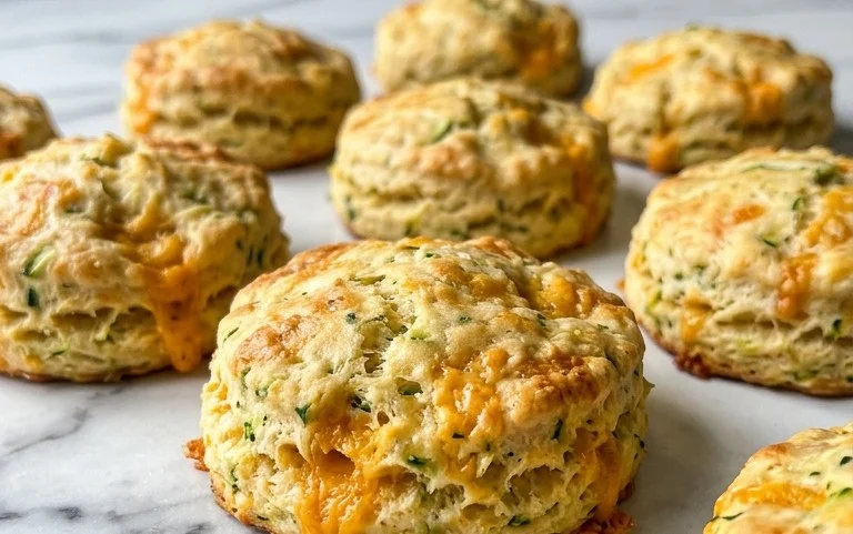Zucchini Cheddar Biscuits