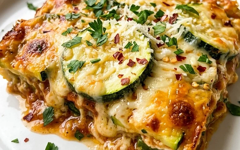 Cheesy Baked Zucchini Casserole