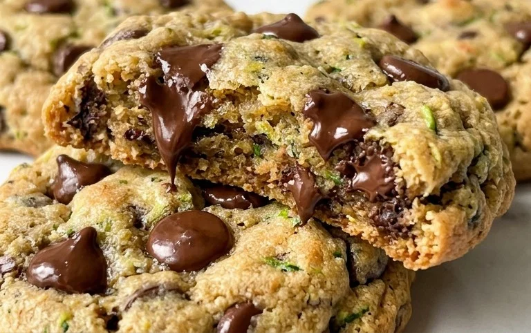 Soft Zucchini Cookies with Chocolate Chips