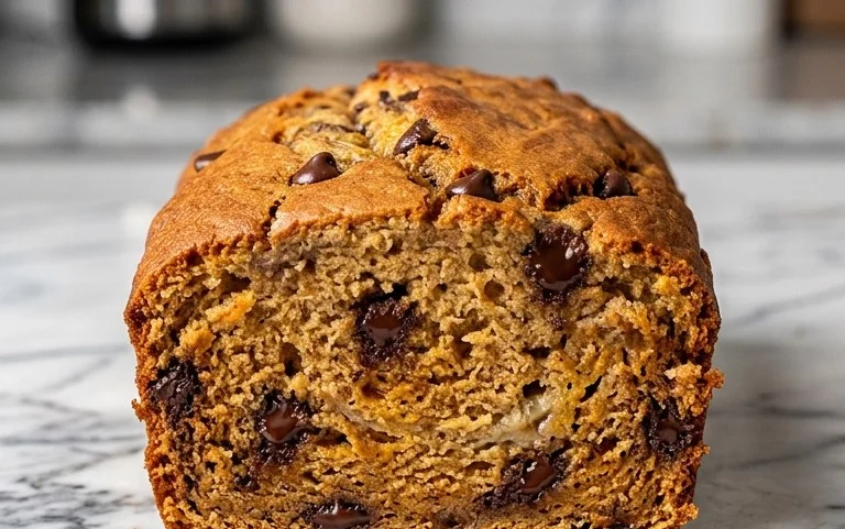 Pumpkin Chip Banana Bread