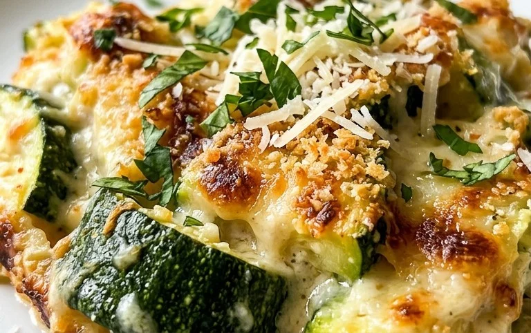 Creamy Parmesan Zucchini