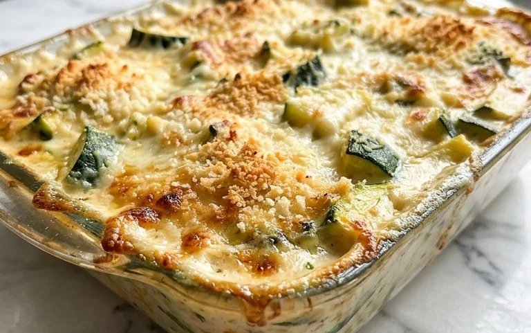 Creamy Parmesan Zucchini