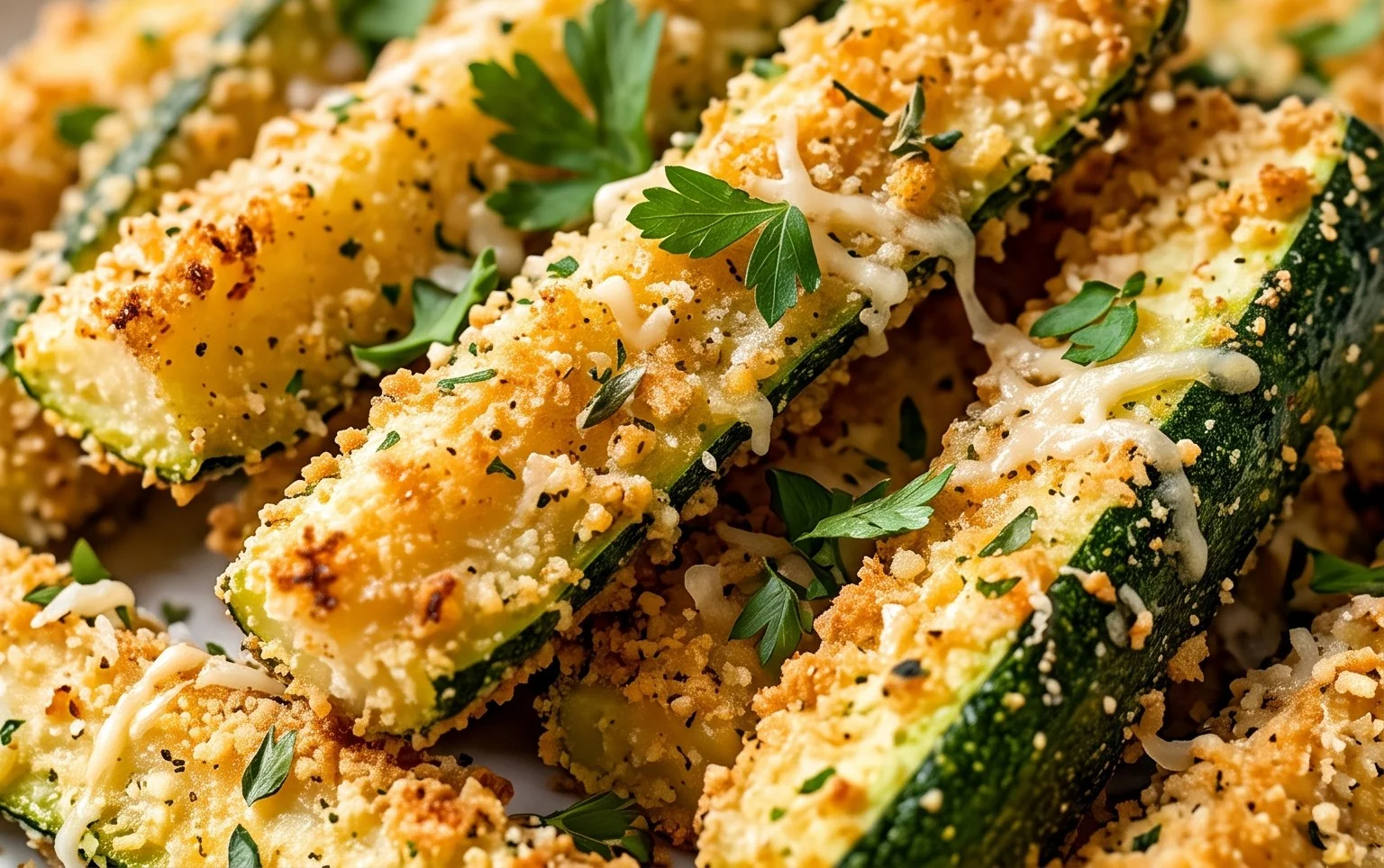 Baked Zucchini Sticks (Oven or Air Fryer)