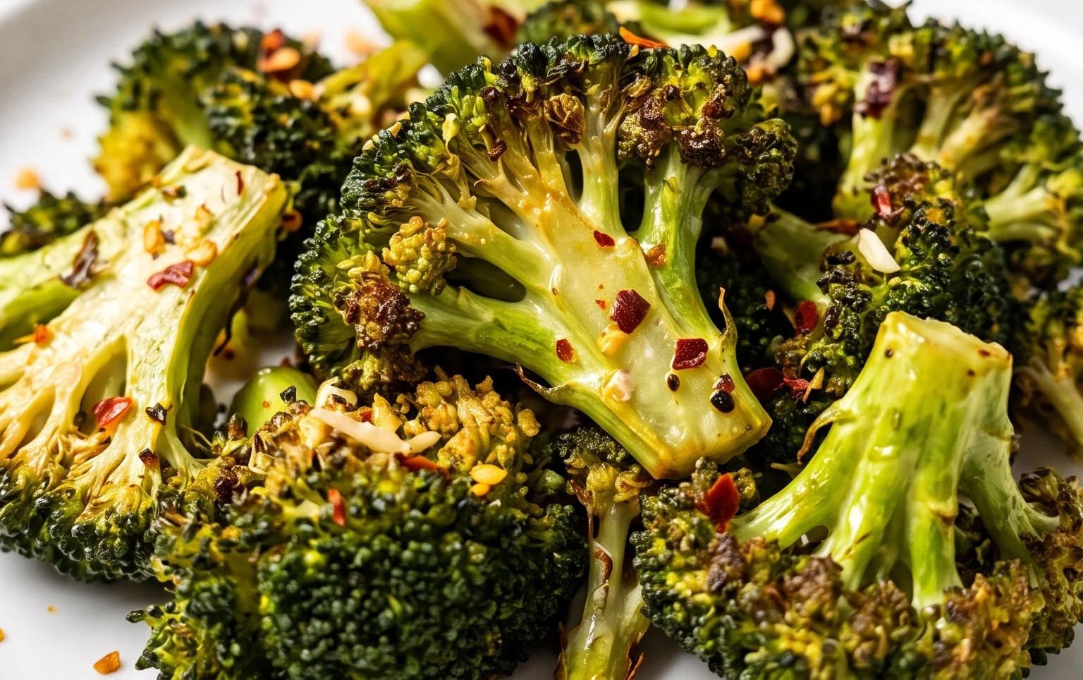Oven Roasted Broccoli (Baked Broccoli)