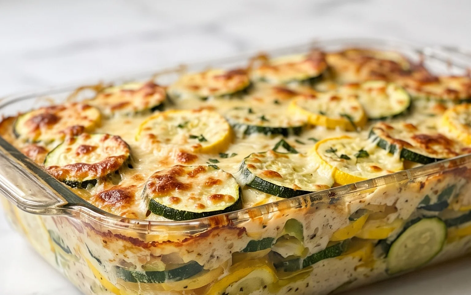 Zucchini and Squash Casserole Recipe